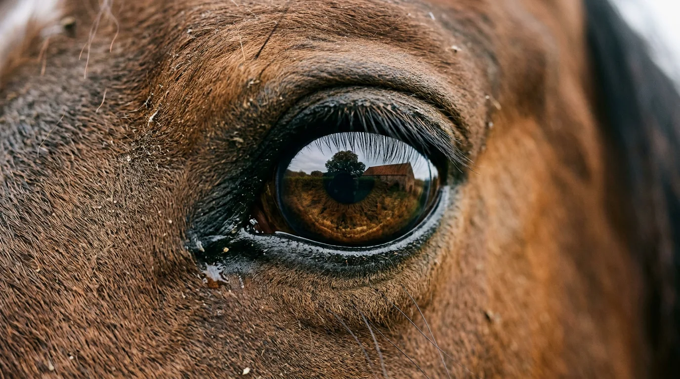 Un regard de cheval, Centre équestre de Hauterives, Hauterives